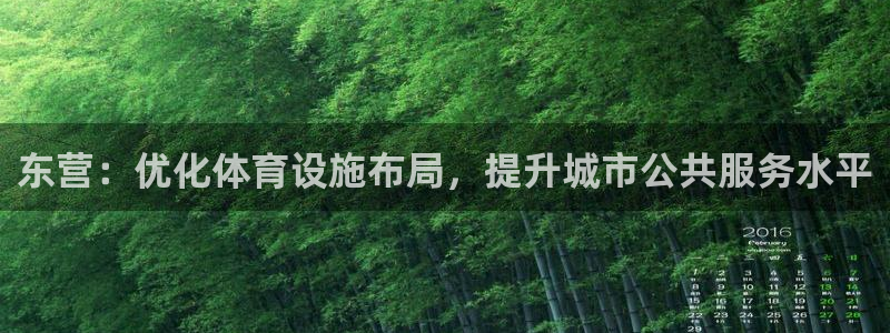 意昂集团官网：东营：优化体育设施布局，提升城市公共服